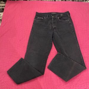 Versace Black Straight-Leg Jeans Classic Denim, size 34